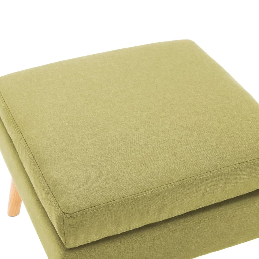 Repose-pied Vert Tissu - 3