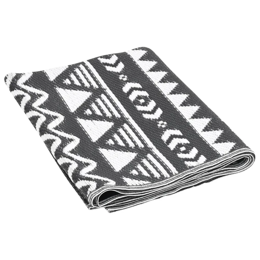 Tapis d'extérieur ARAKIL Noir 80x150 cm PP - 5