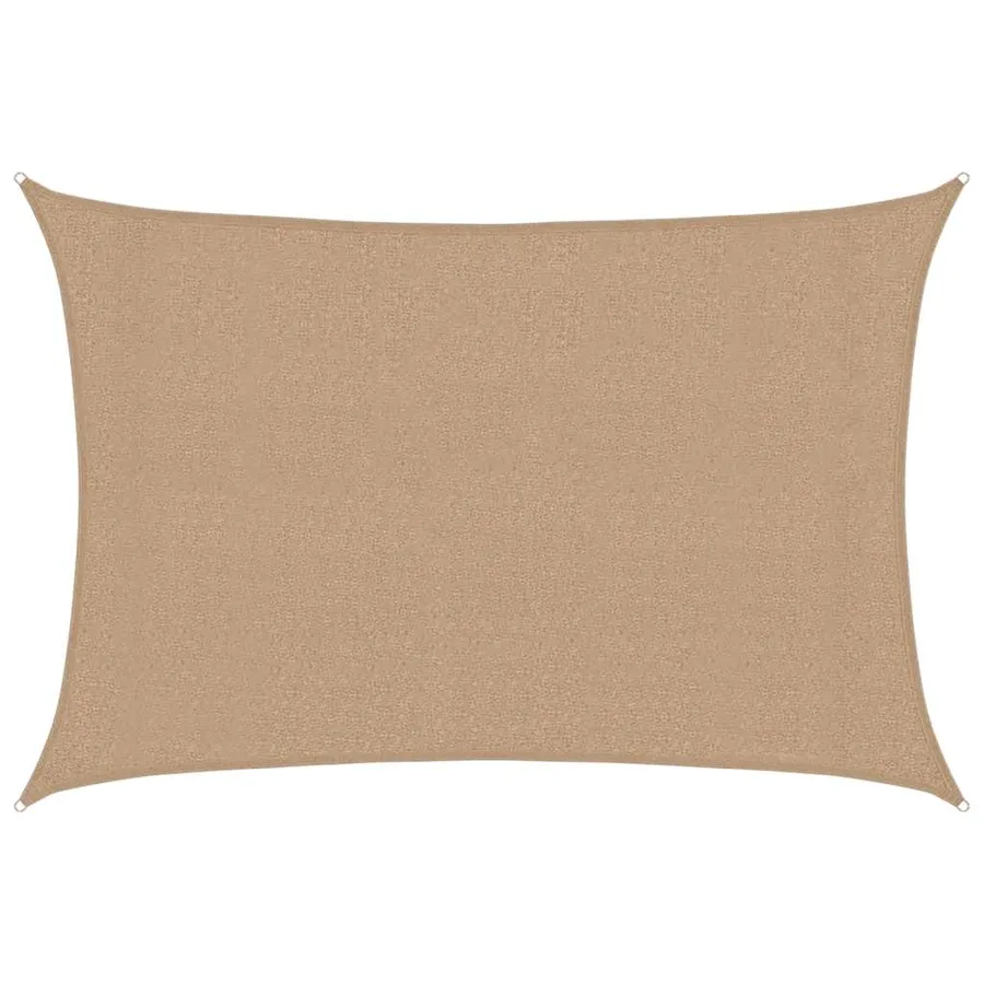 Voile d'ombrage 160 g/m² Taupe 3x4,5 m PEHD - 2