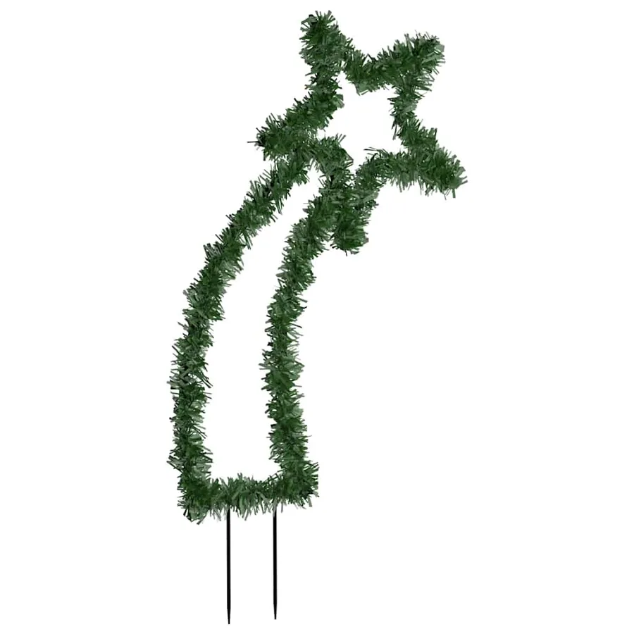 Décoration lumineuse météore de Noël avec piquets 80 LED 62 cm - 7