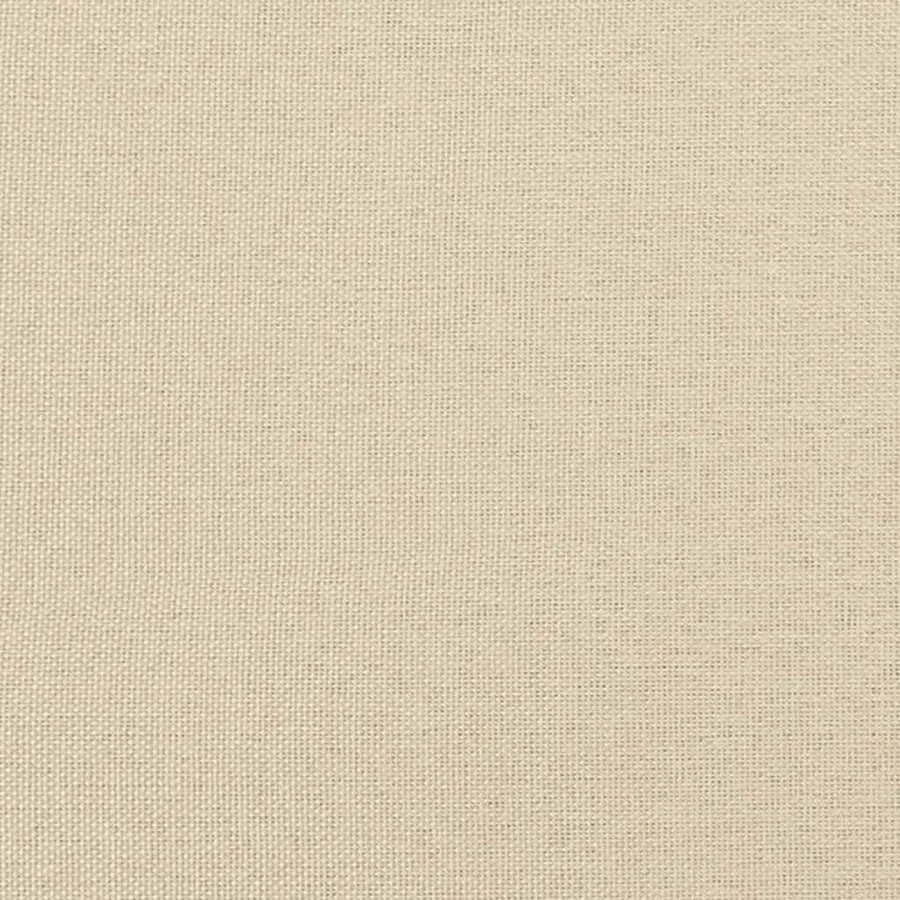 Canapé à 2 places Crème 140 cm Tissu - 7