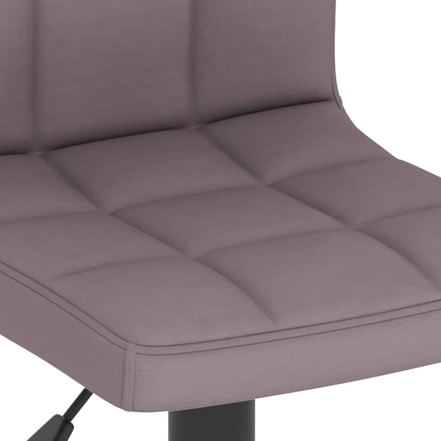 Tabourets de bar lot de 2 taupe tissu - 8