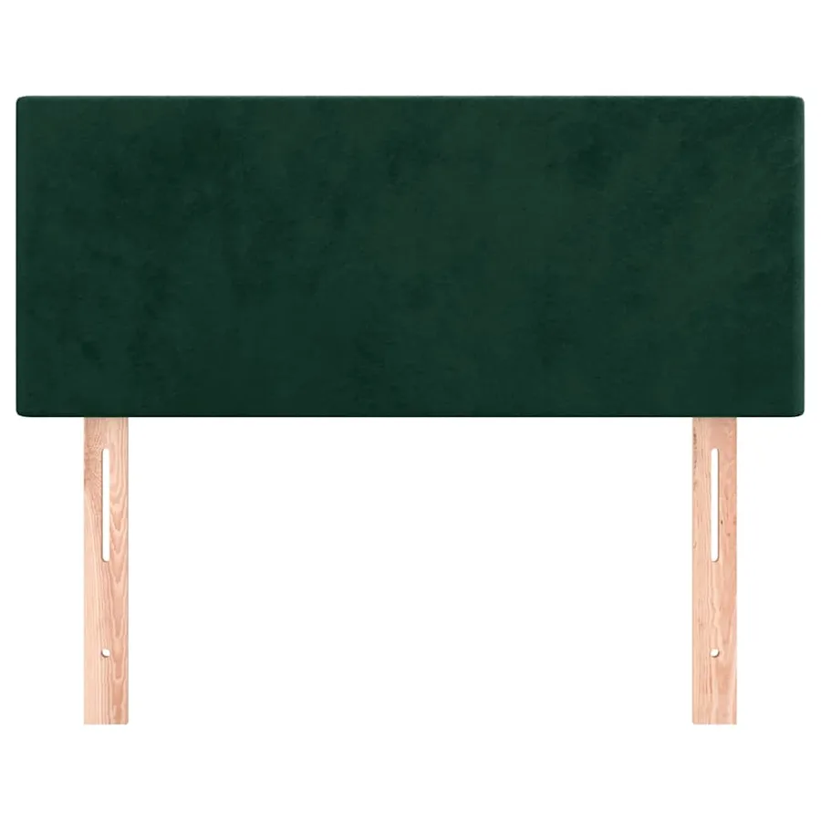 Tête de lit Vert foncé 90x5x78/88 cm Velours - 3