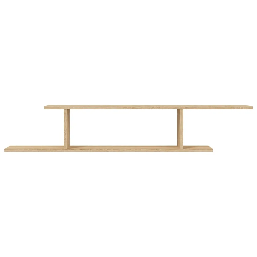 Étagère TV murale Chêne Sonoma 125x18x23 cm Bois d’ingénierie - 5