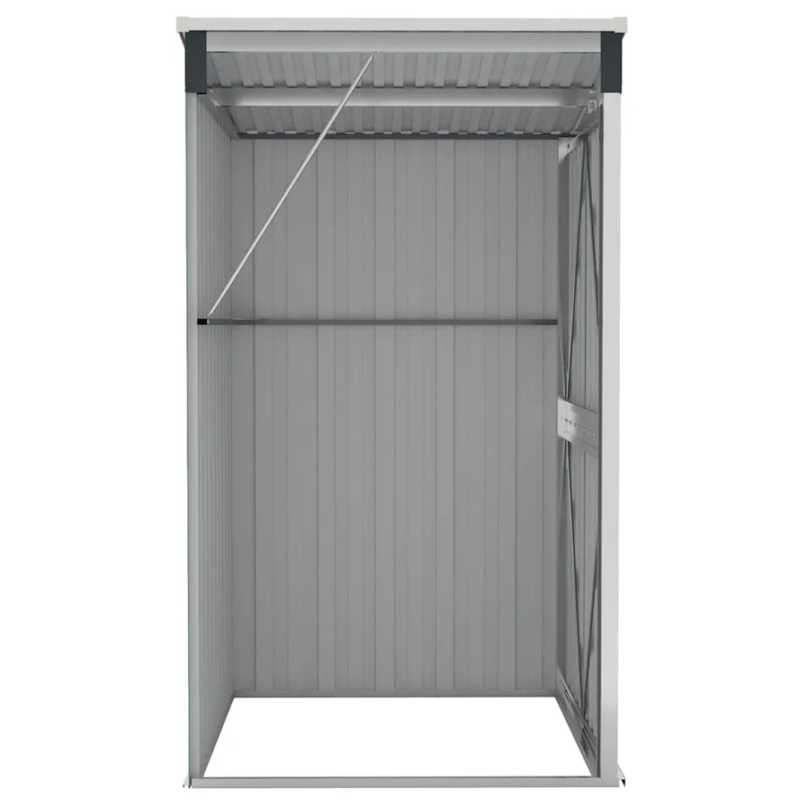 Remise de jardin murale Anthracite 118x100x178 cm Acier - 4