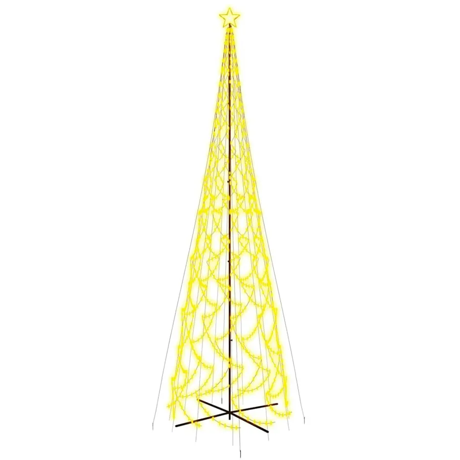Arbre de Noël cône 3000 LED Blanc chaud 230x800 cm - 2