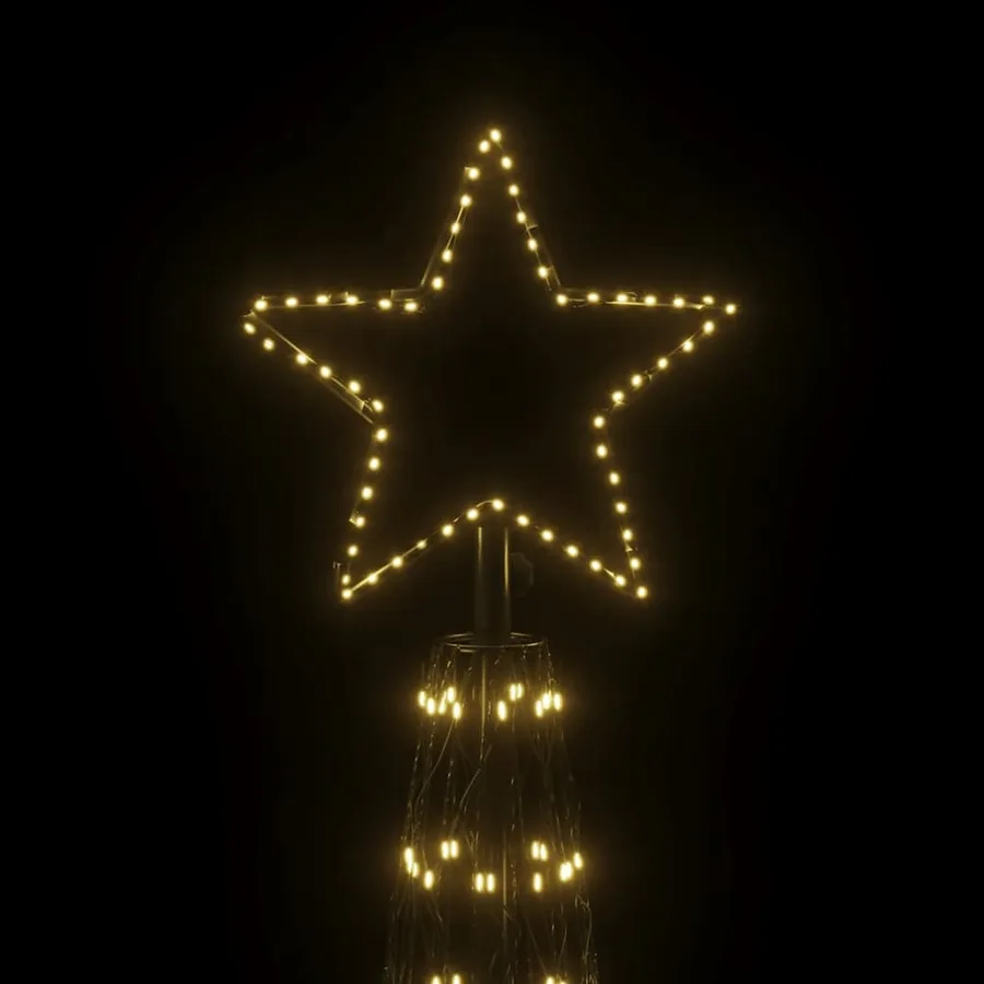 Arbre de Noël cône 3000 LED Blanc chaud 230x800 cm - 5