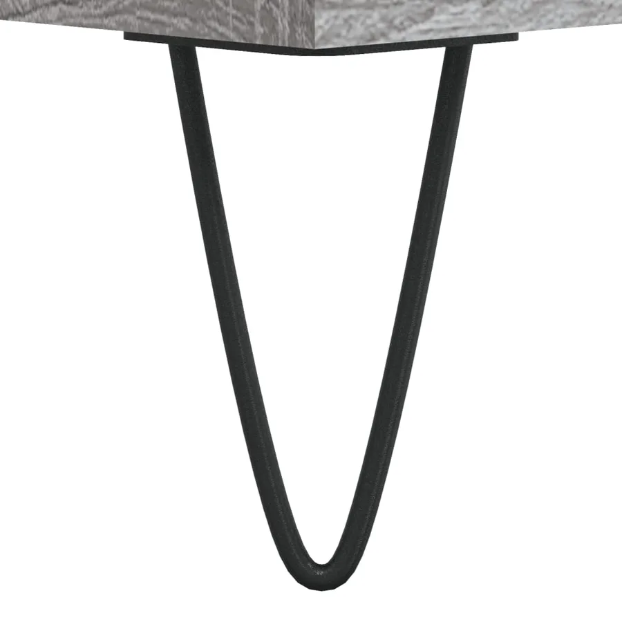 Table basse Sonoma gris 90x50x36,5 cm Bois d'ingénierie - 10