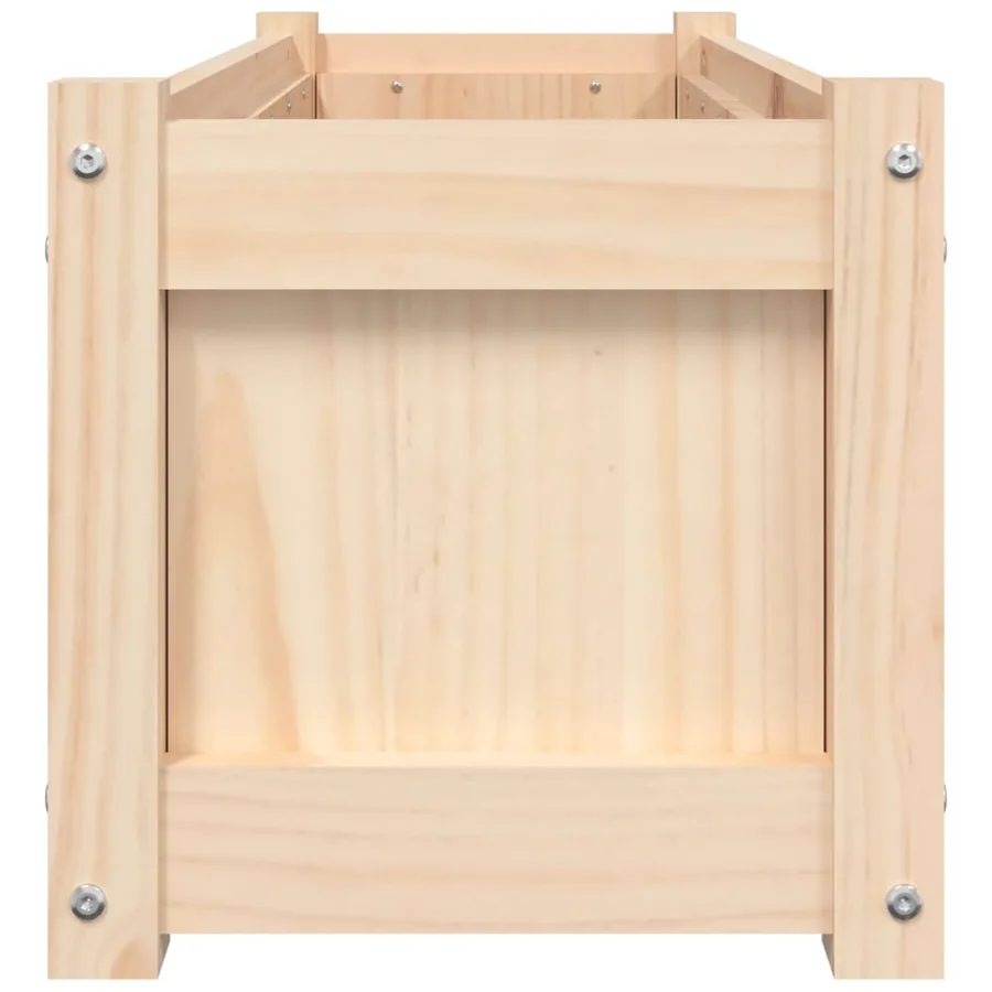 Jardinières 2 pcs bois de pin massif - 7