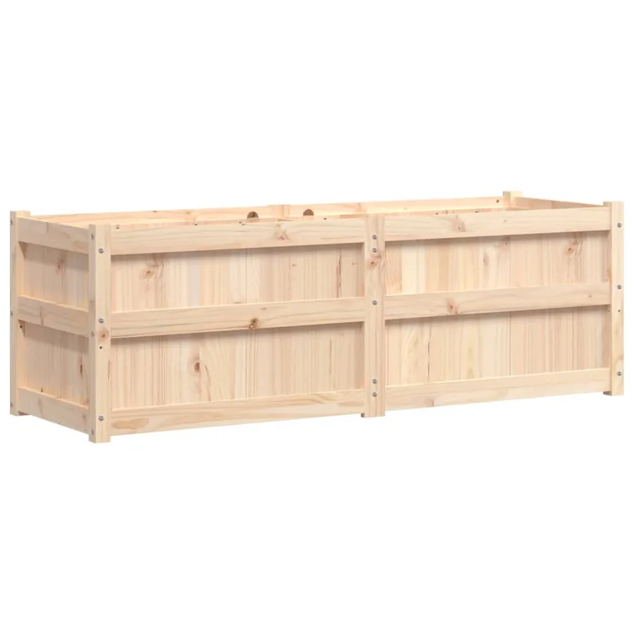 Jardinière 150x50x50 cm bois de pin massif - 2