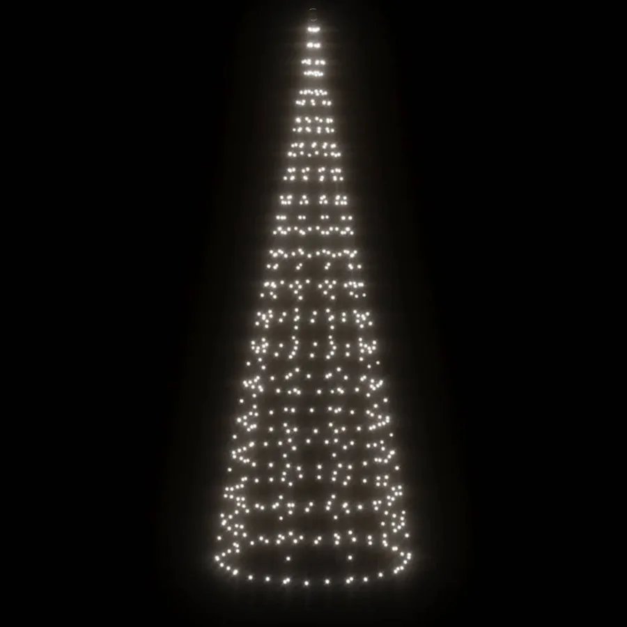Sapin de Noël à LED 550 LED blanc 300 cm - 3