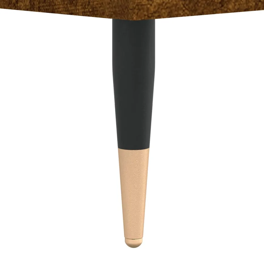 Table basse Chêne fumé 90x50x36,5 cm Bois d'ingénierie - 9