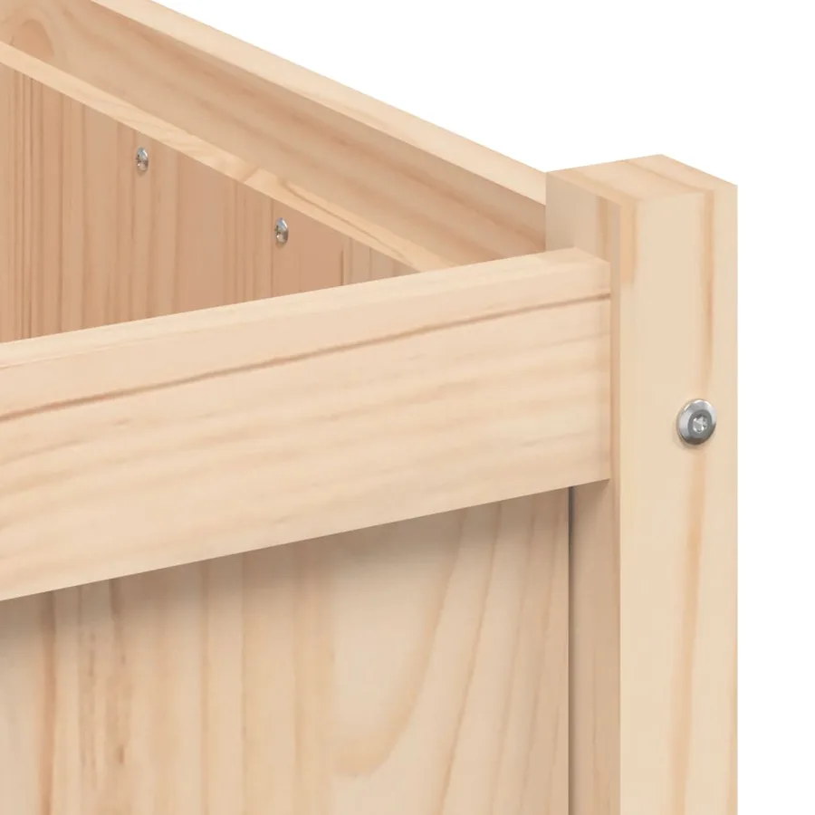 Jardinières 2 pcs bois de pin massif - 10