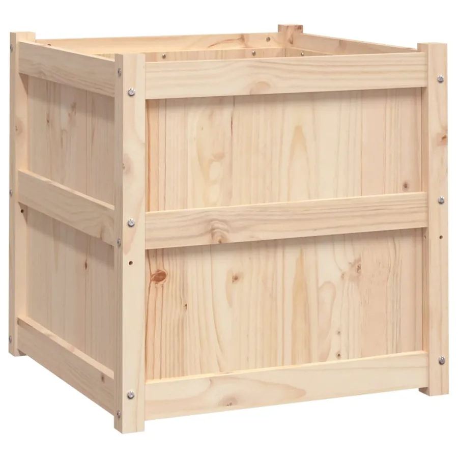Jardinières 2 pcs bois de pin massif - 5