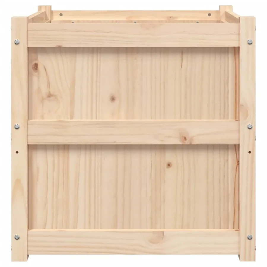 Jardinières 2 pcs bois de pin massif - 6