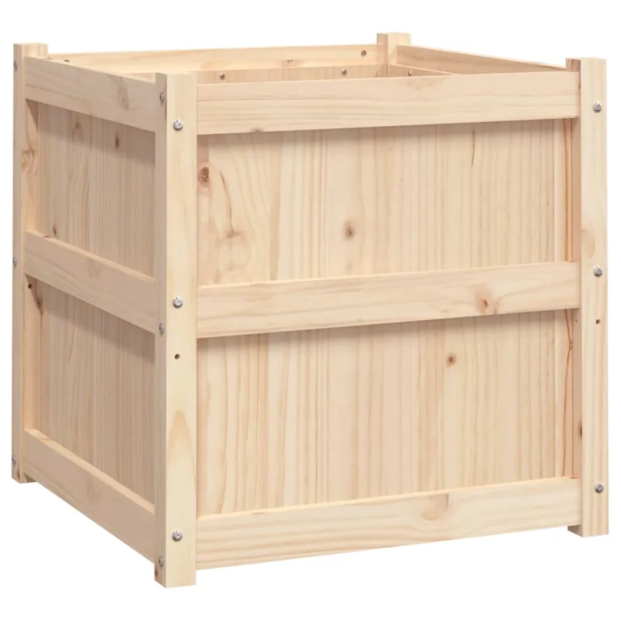 Jardinières 2 pcs bois de pin massif - 8