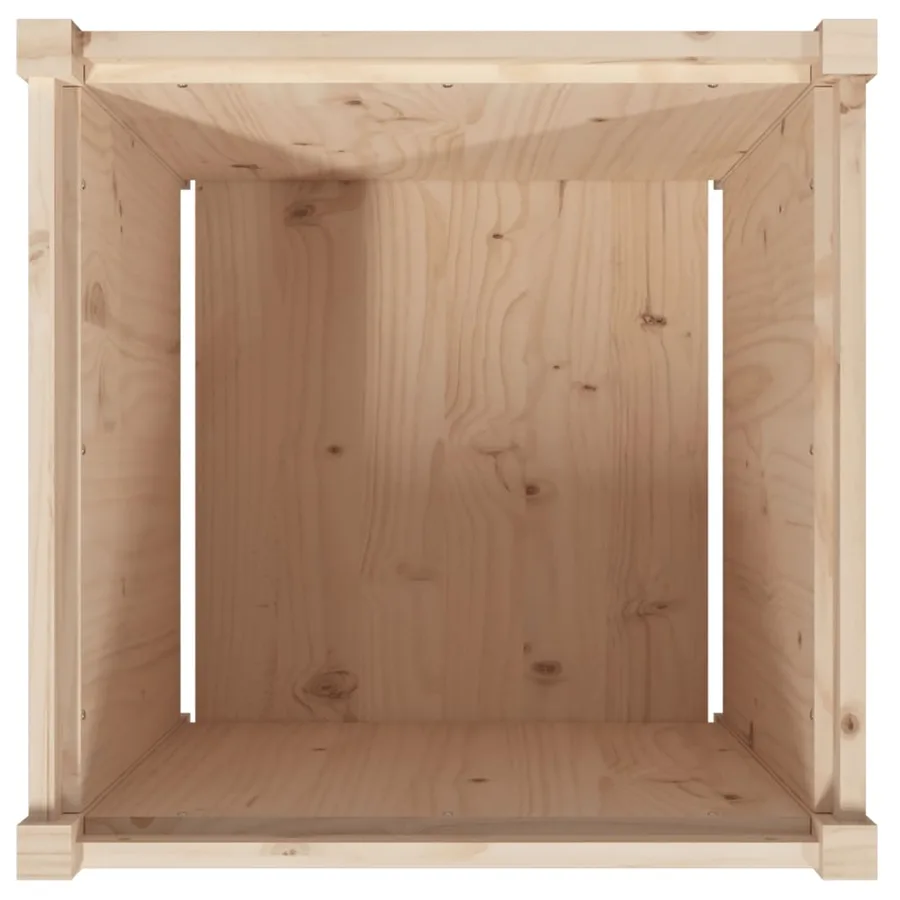 Jardinières 2 pcs bois de pin massif - 9