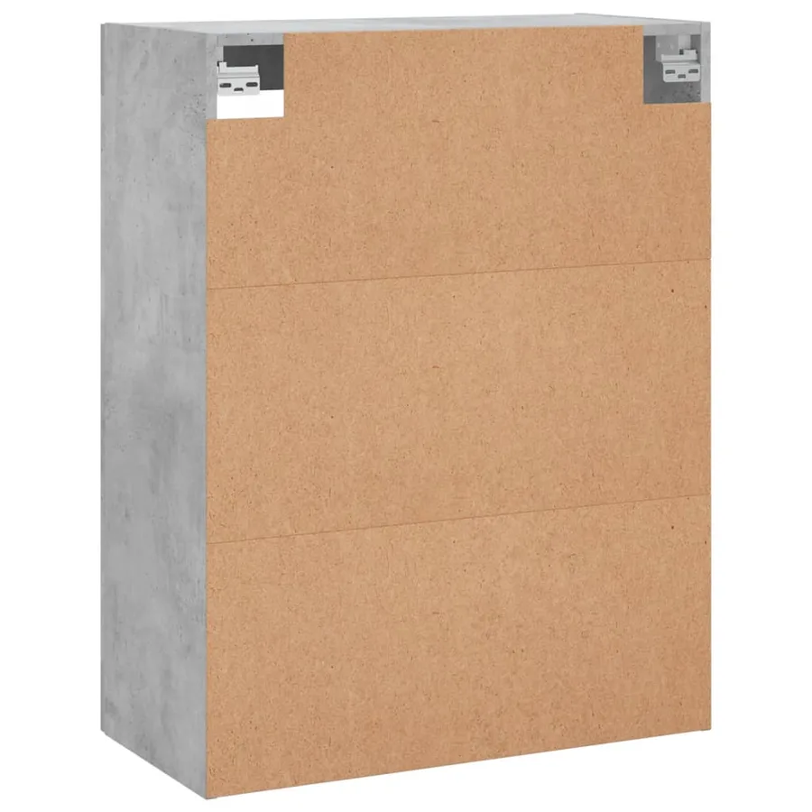 Armoires murales 2 pcs gris béton bois d'ingénierie - 8