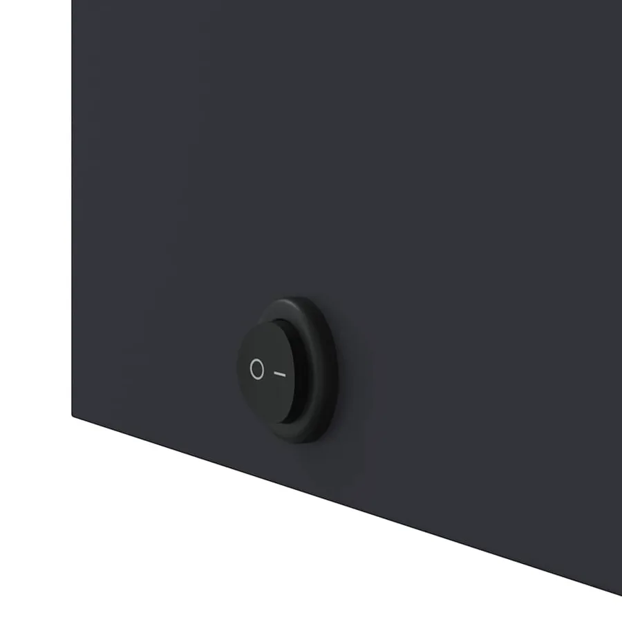 Armoire de salle de bain à miroir avec LED gris 45x13x52 cm - 10
