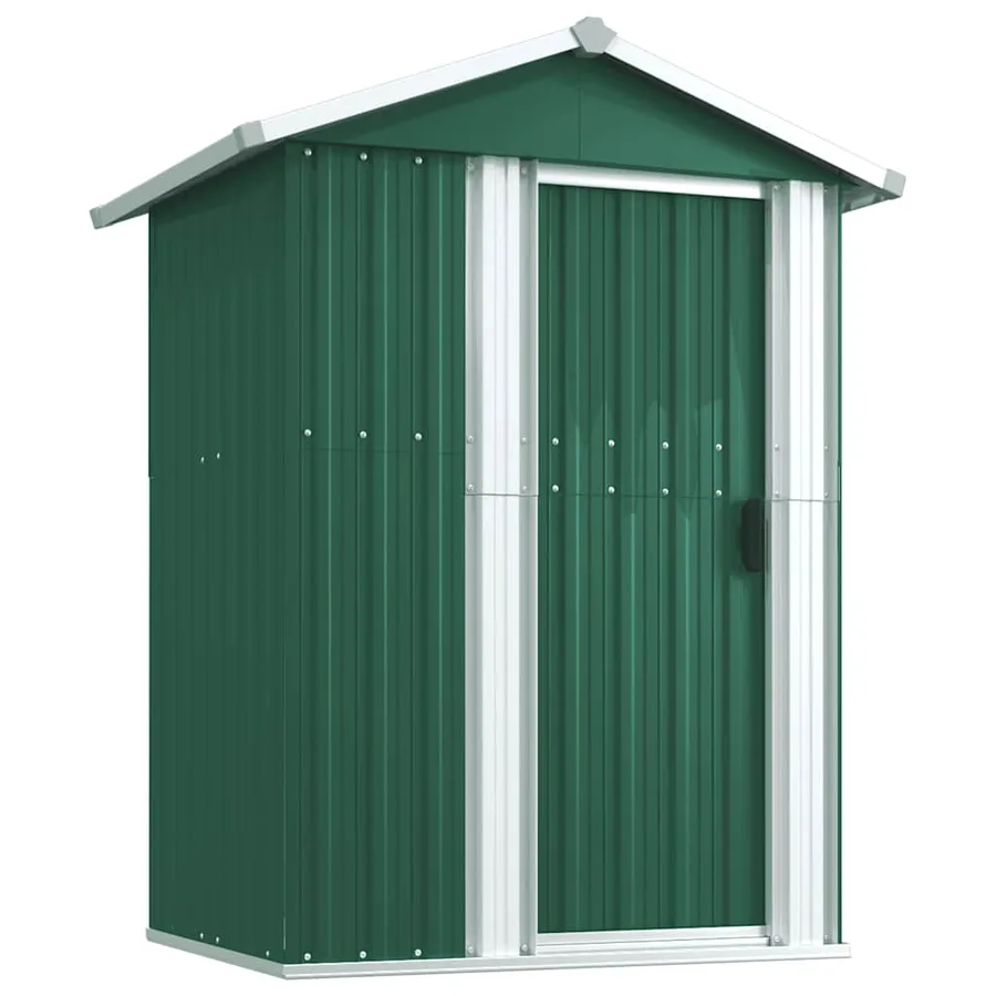 Abri de jardin Vert 126x97,5x177 cm Acier galvanisé - 2