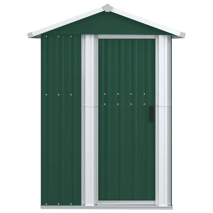 Abri de jardin Vert 126x97,5x177 cm Acier galvanisé - 3