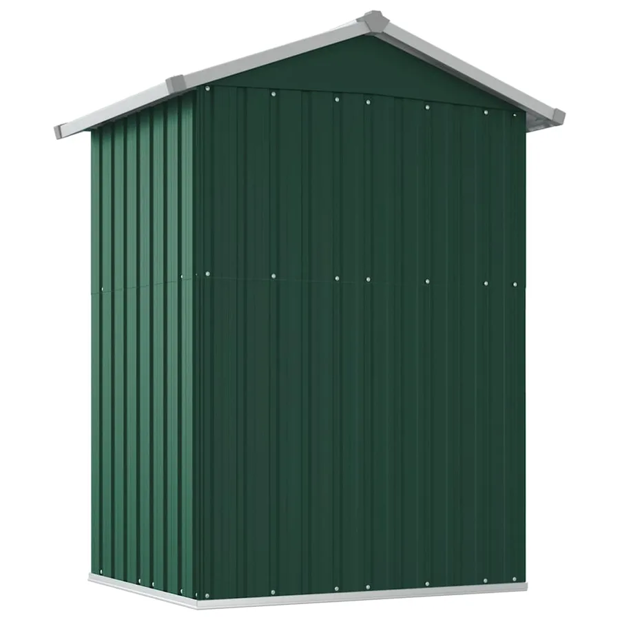Abri de jardin Vert 126x97,5x177 cm Acier galvanisé - 6