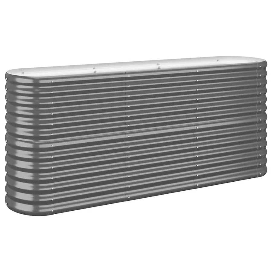 Lit surélevé de jardin Acier galvanisé Anthracite - 2
