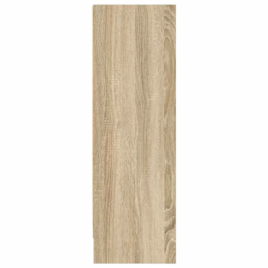 Bibliothèque chêne sonoma 80x24x75 cm bois d'ingénierie - 6