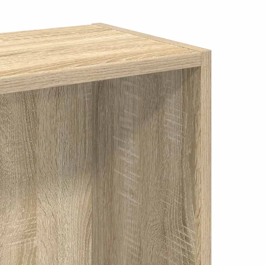 Bibliothèque chêne sonoma 80x24x75 cm bois d'ingénierie - 7