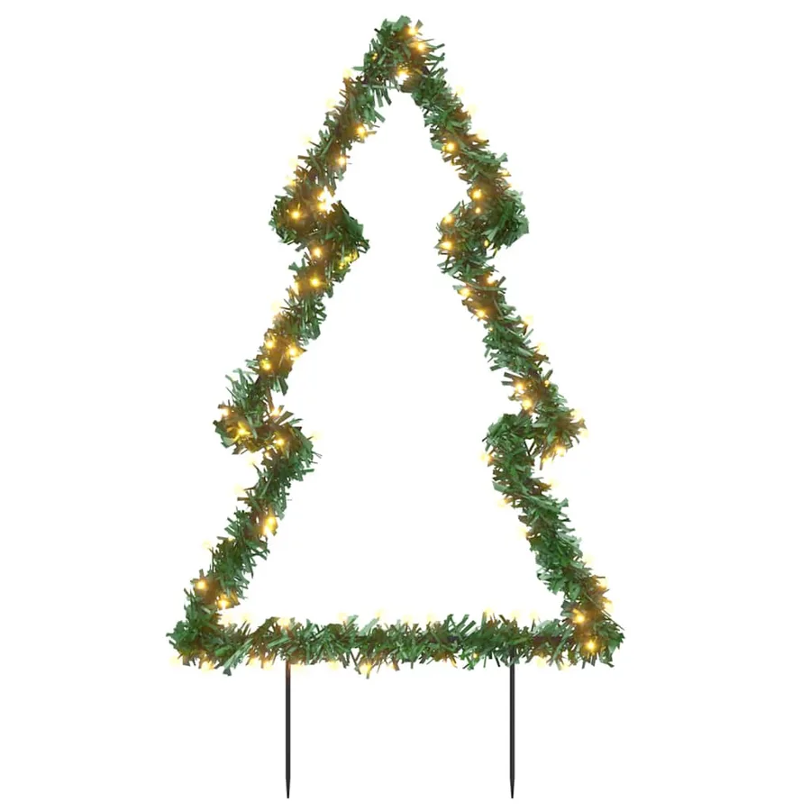 Décoration lumineuse arbre de Noël avec piquets 115 LED 90 cm - 2