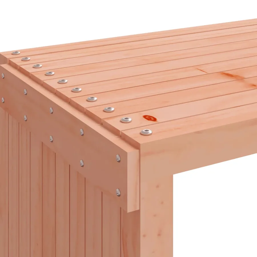 Banc de jardin extensible 212,5x40,5x45 cm bois massif douglas - 8