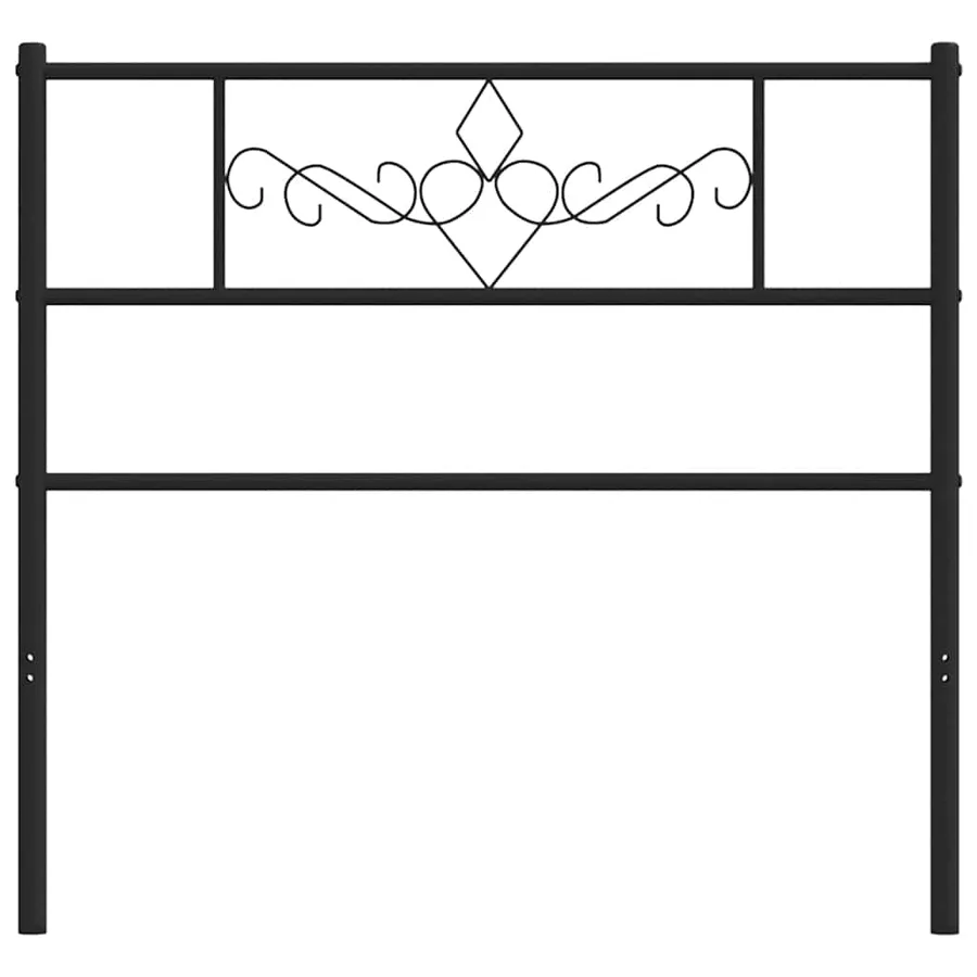 Tête de lit de remplacement métal noir 75 cm - 3