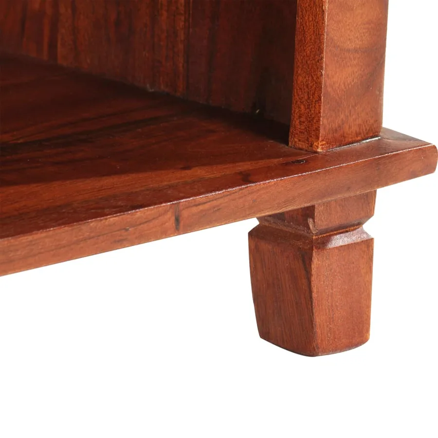 Table de chevet 40 x 30 x 50 cm Bois d'acacia massif - 5