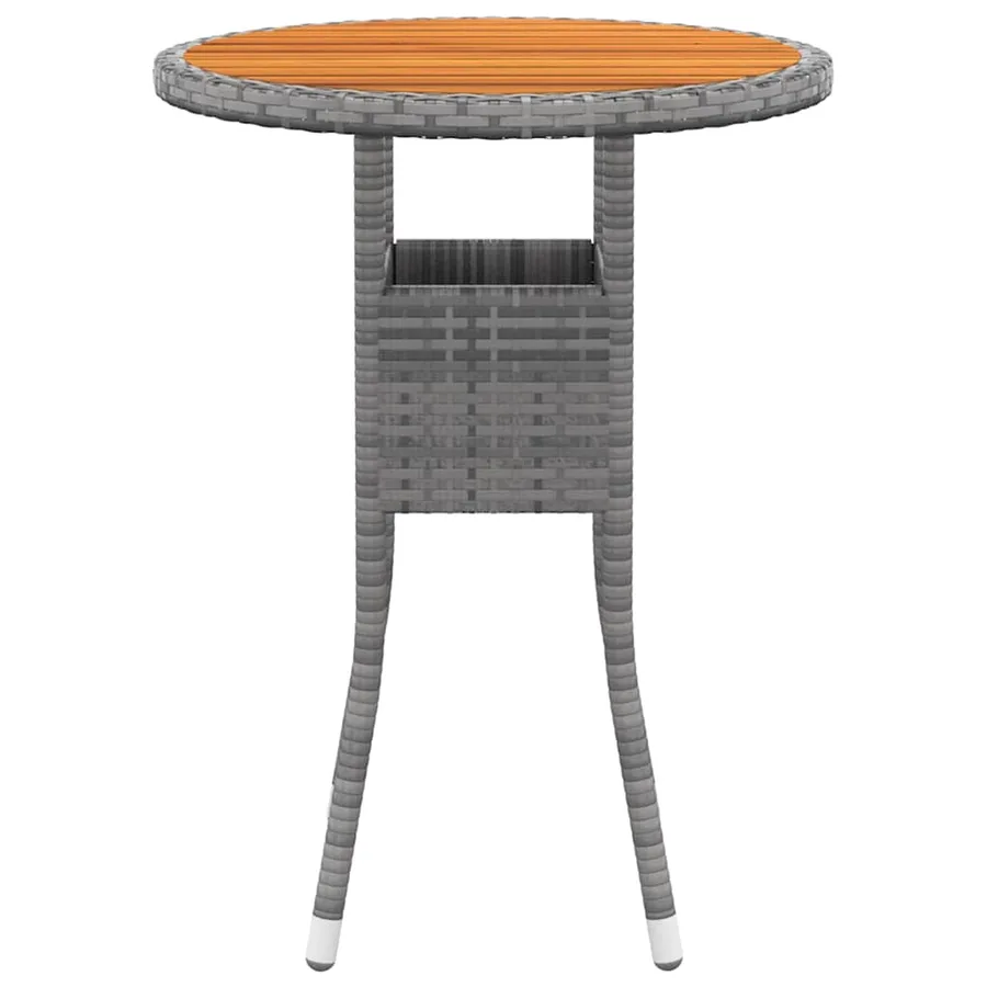 Salon de jardin 5 pcs Résine tressée Gris - 6