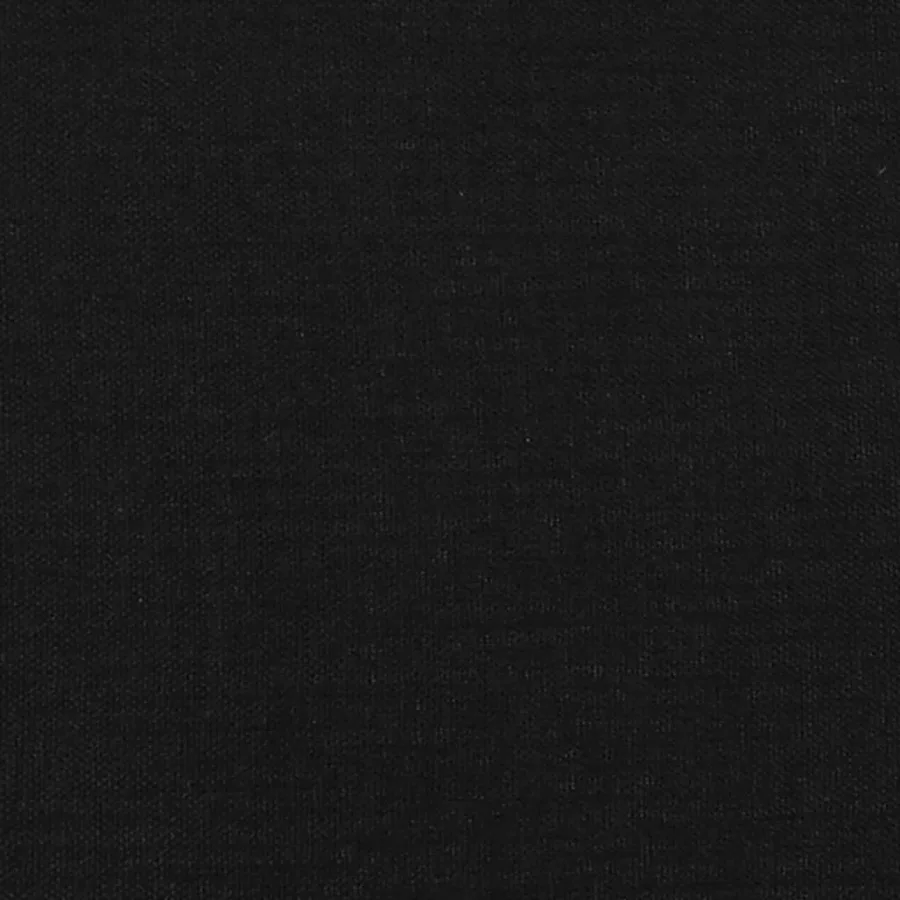 Tête de lit avec oreilles Noir 203x23x118/128 cm Tissu - 8