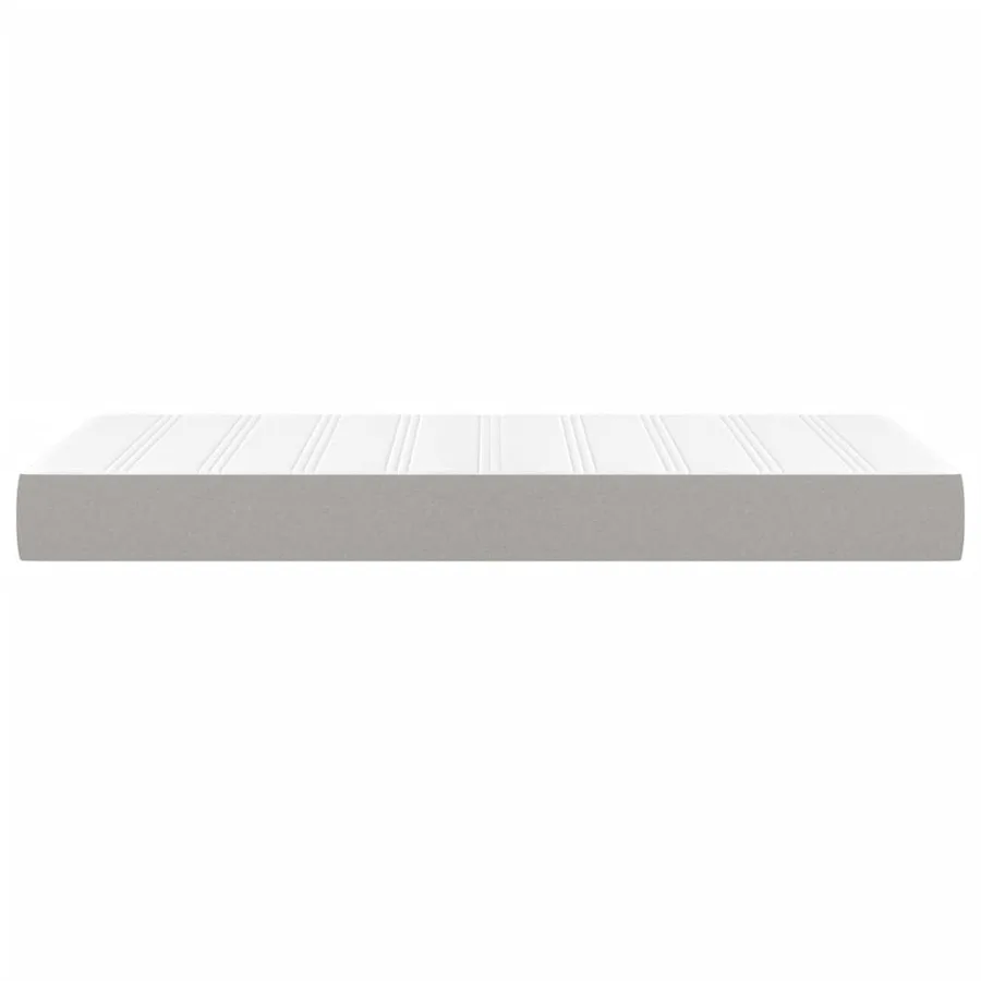Matelas de lit à ressorts ensachés fermeté moyenne 100x203x20 cm tissu - 4