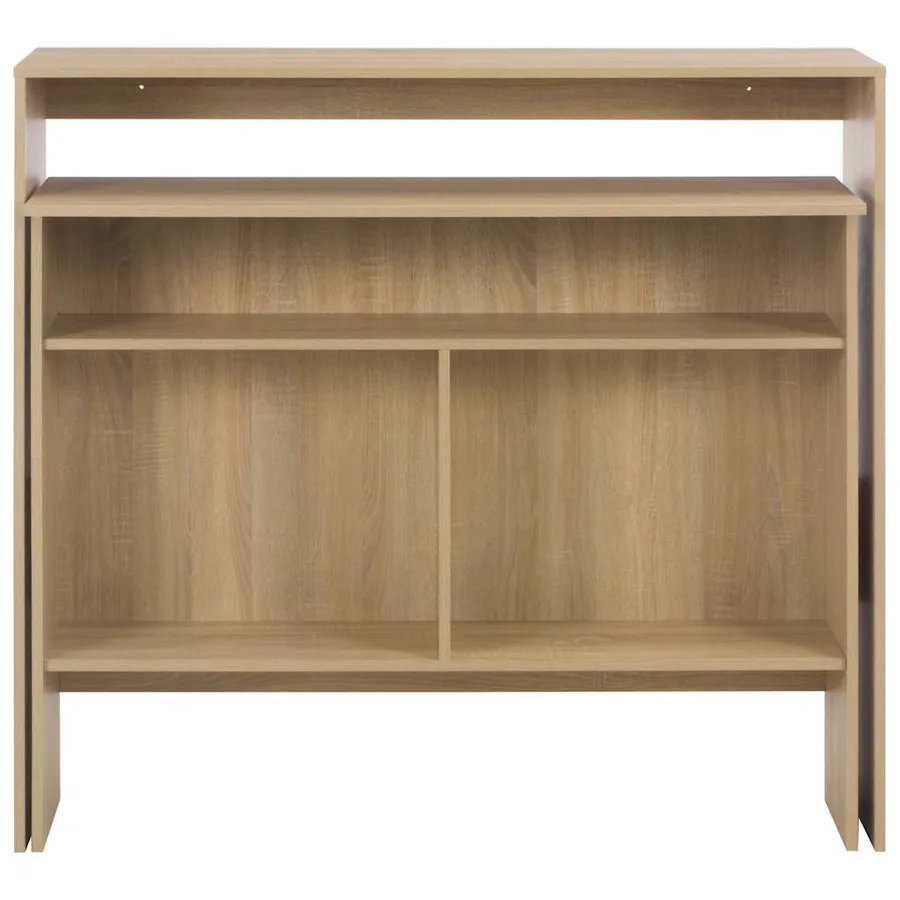 Table de bar avec 2 dessus de table Chêne 130x40x120 cm - 4