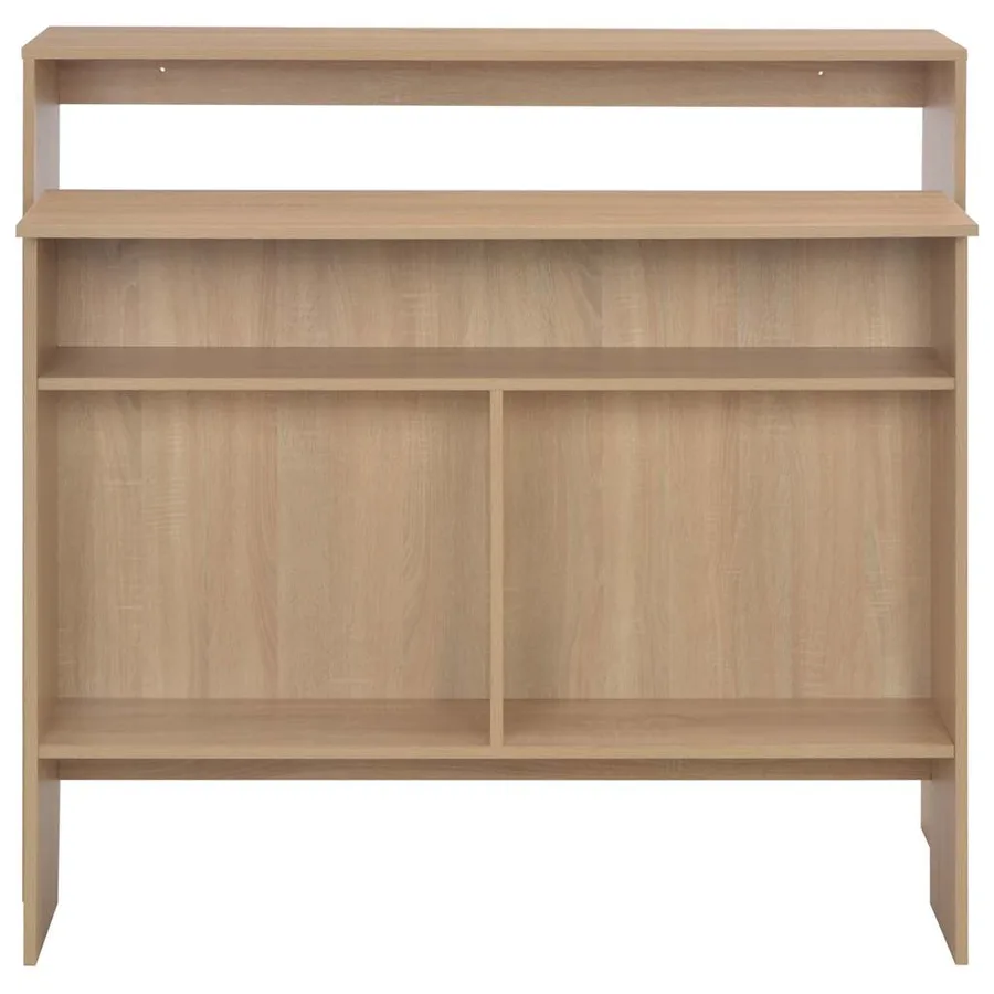 Table de bar avec 2 dessus de table Chêne 130x40x120 cm - 5