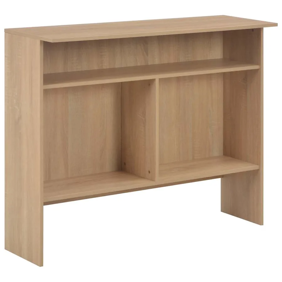 Table de bar avec 2 dessus de table Chêne 130x40x120 cm - 8