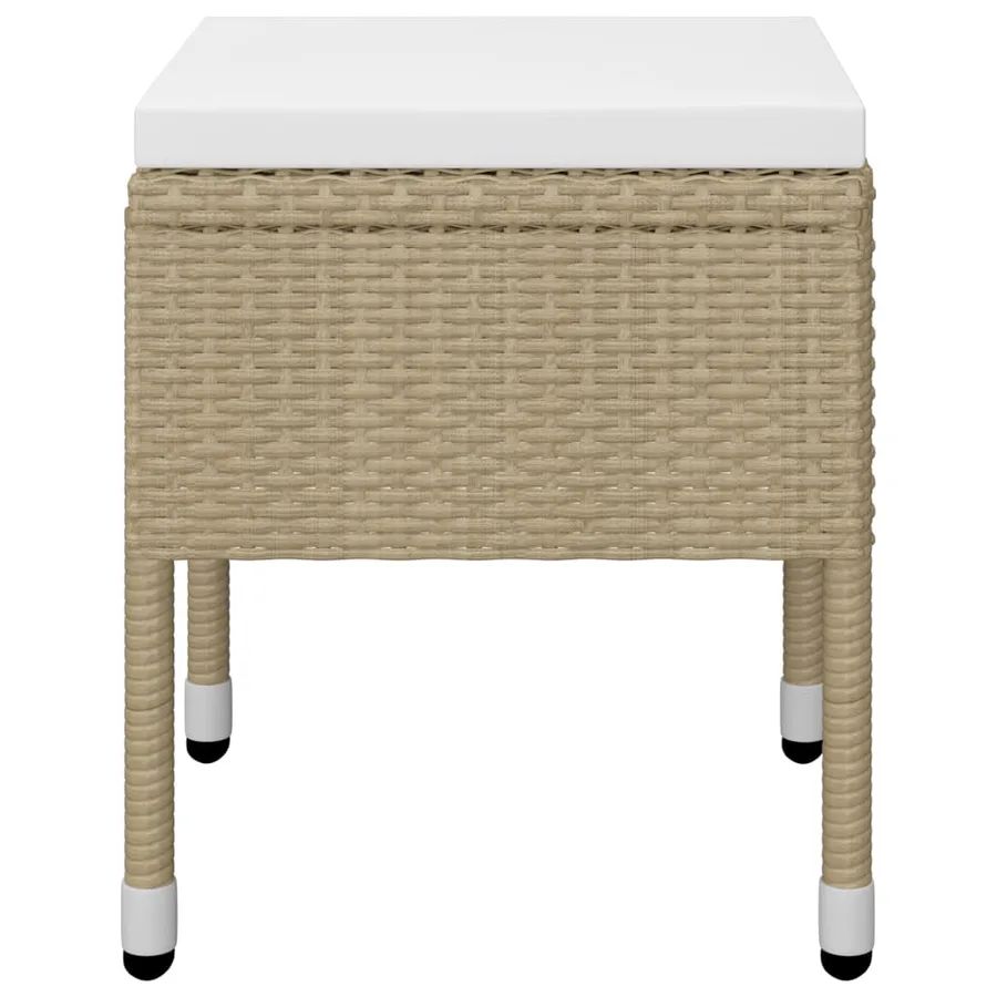 Ensemble à manger de jardin 7 pcs Beige - 12