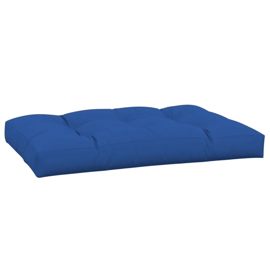 Coussin de palette bleu royal 120x80x12 cm tissu - 2