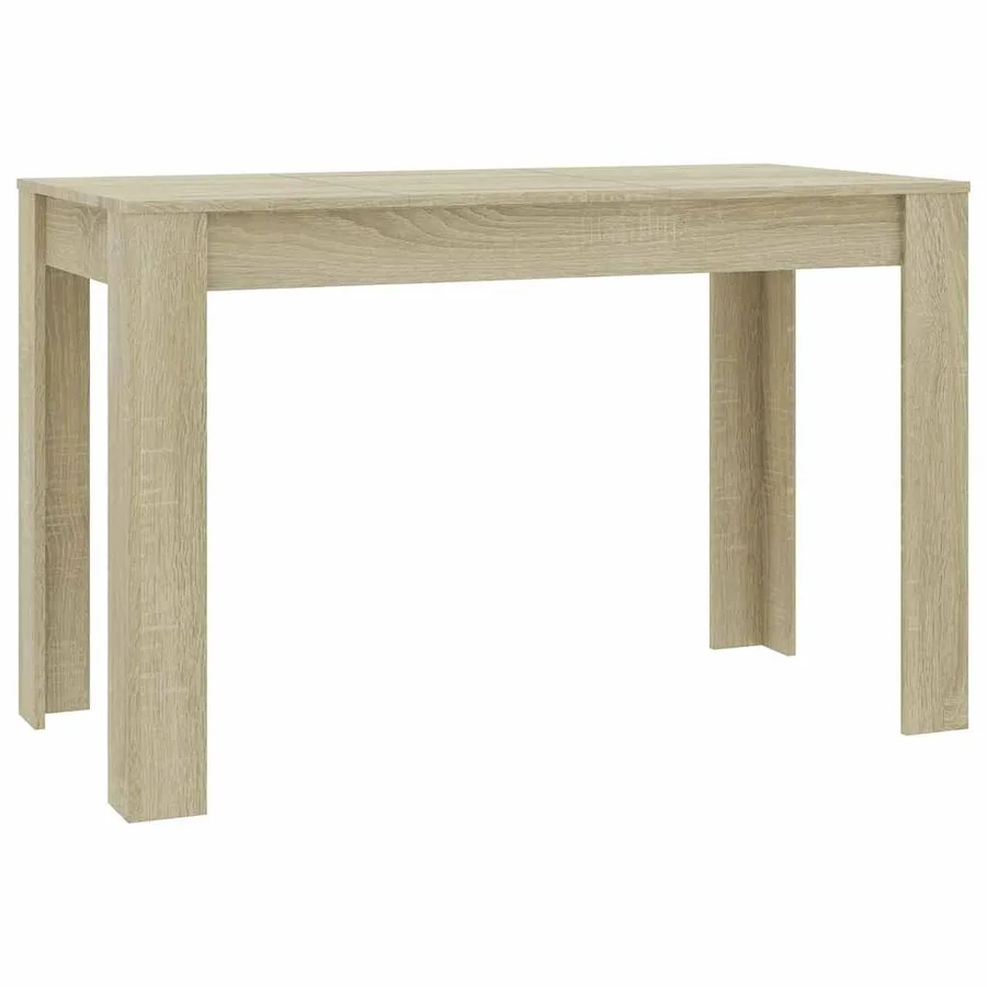 Table à manger Chêne sonoma 120x60x76 cm Bois d'ingénierie - 2