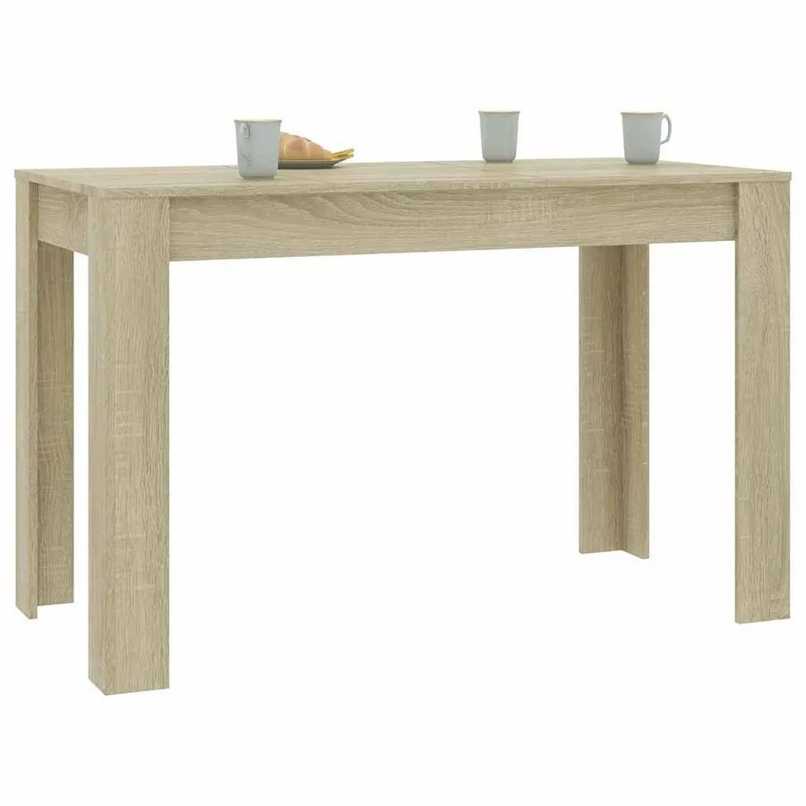 Table à manger Chêne sonoma 120x60x76 cm Bois d'ingénierie - 3