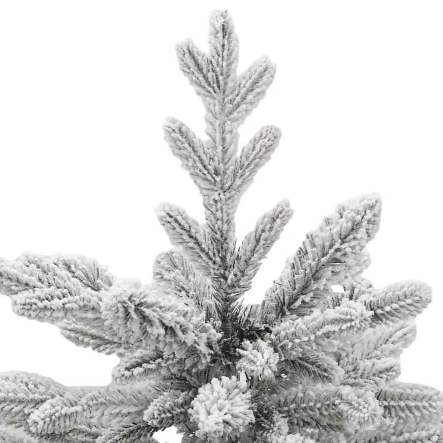 Sapin de Noël artificiel à charnières avec neige floquée 150 cm - 4