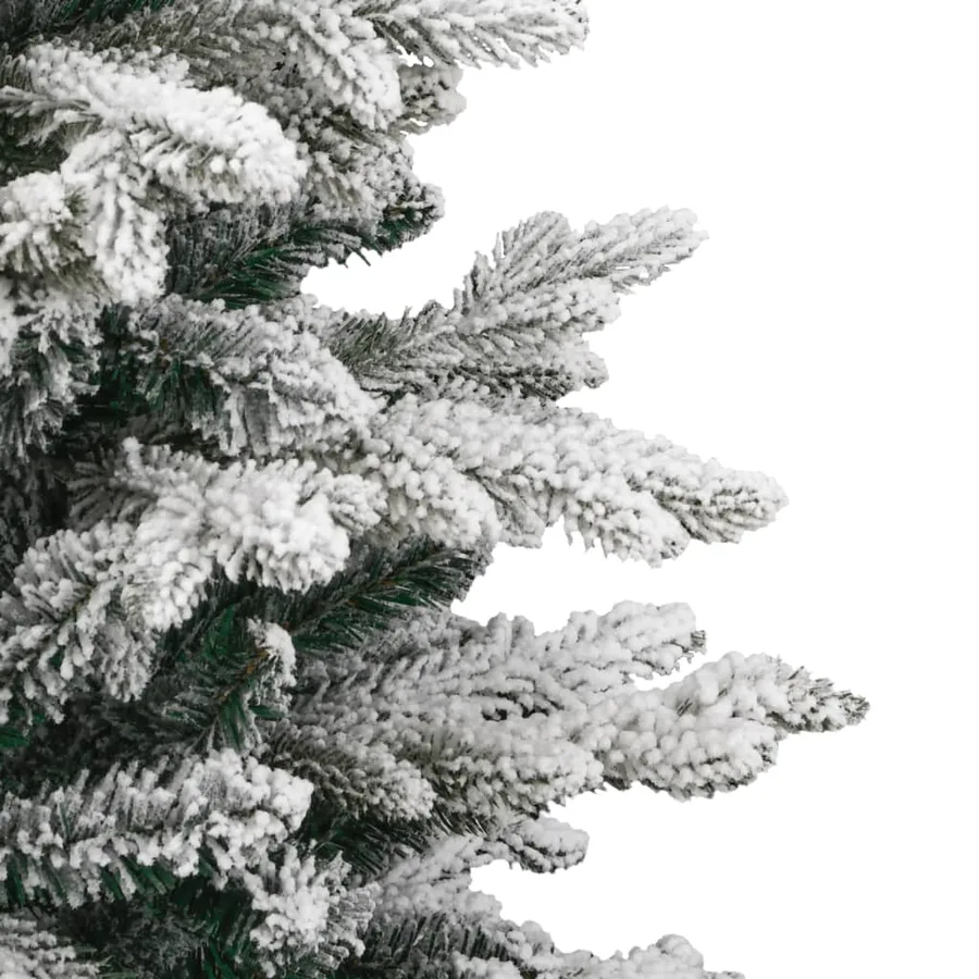 Sapin de Noël artificiel à charnières avec neige floquée 150 cm - 5