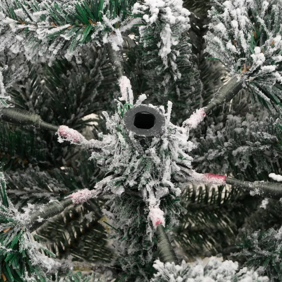 Sapin de Noël artificiel à charnières avec neige floquée 150 cm - 7