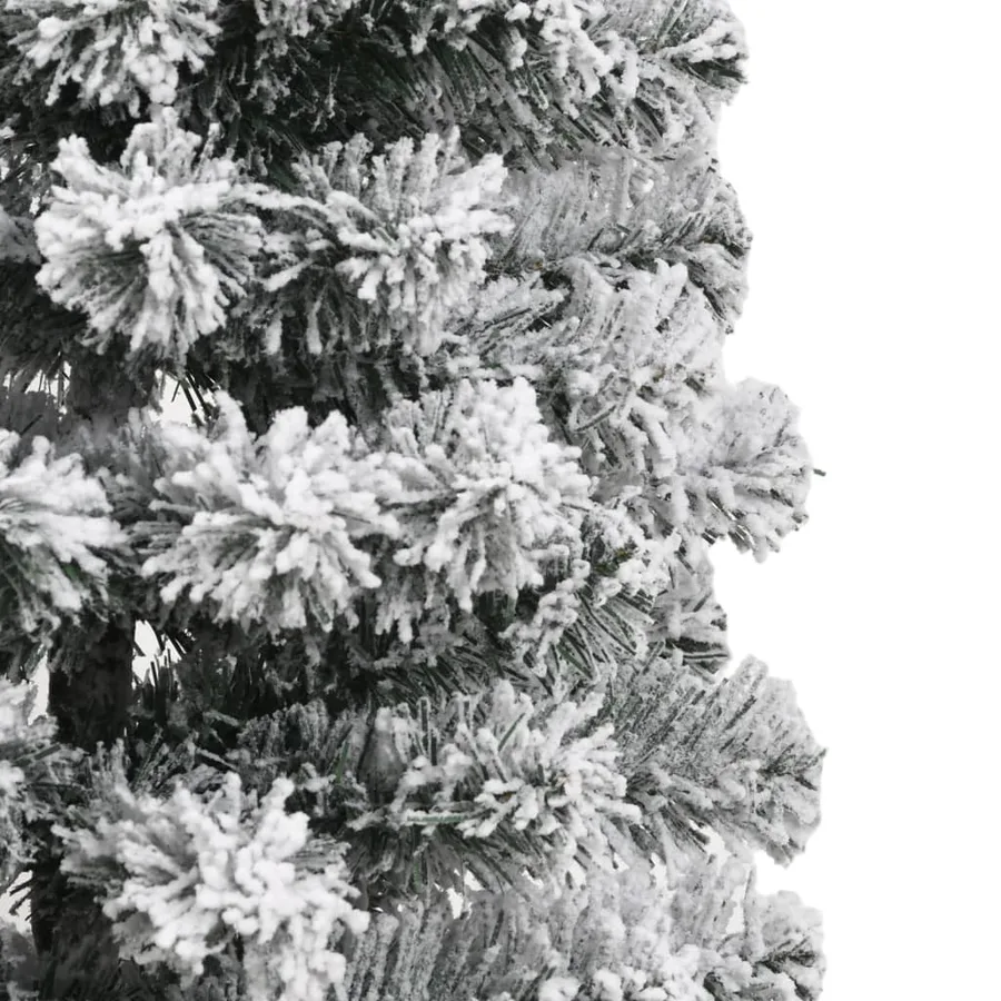 Sapin de Noël artificiel à charnières avec neige floquée 120 cm - 5