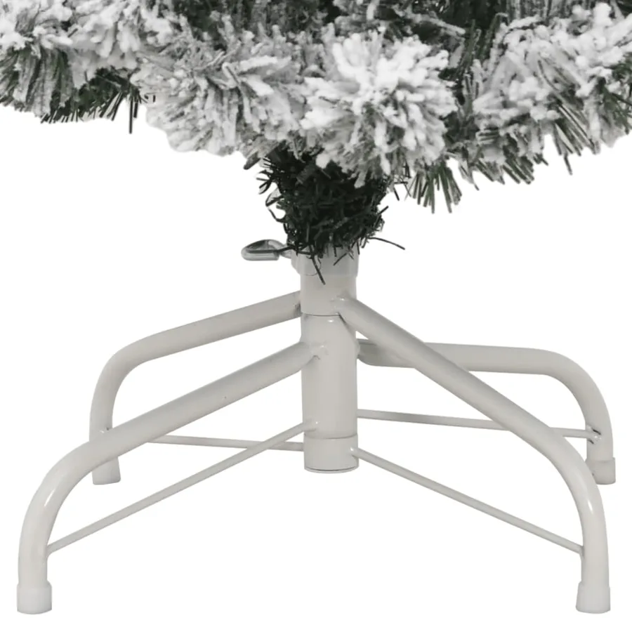 Sapin de Noël artificiel à charnières avec neige floquée 120 cm - 6