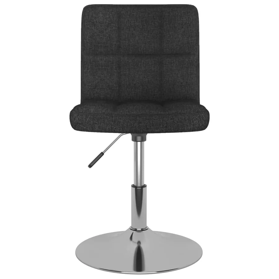 Chaises pivotantes à manger lot de 6 Noir Tissu - 5