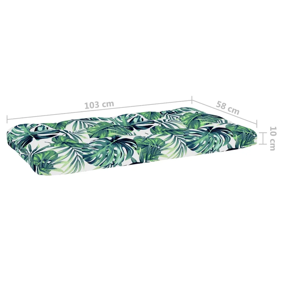 Salon de jardin palette 6pcs avec coussins Bois de pin imprégné - 13